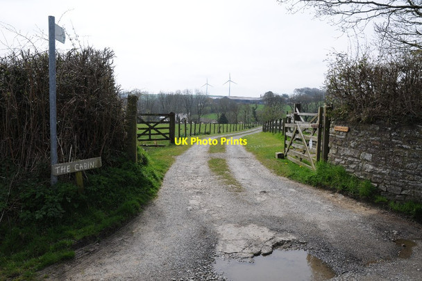 Photo 6"x4" Footpath and property entrance Eckworthy c2015