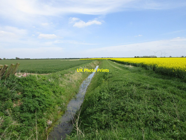 Photo 6"x4" Drain in Little Hale Fen Bicker Gauntlet c2015