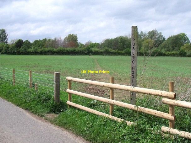 Photo 6"x4" Footpath to Church Wilne Church Wilne c2015