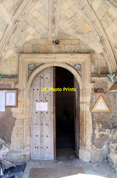 Photo 6"x4" St Peter & St Paul, Charing - Doorway Charing c2015