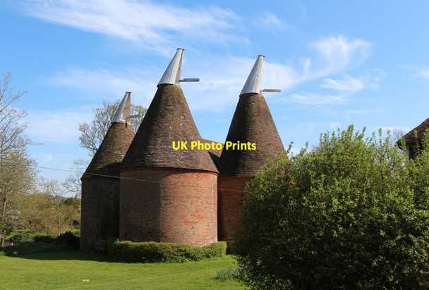 Photo 6"x4" Oast Houses Dunn Street\/TQ9948 c2015