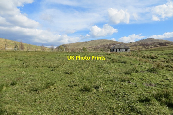 Photo 6"x4" Ruin,Glen Artney Auchnashelloch c2015