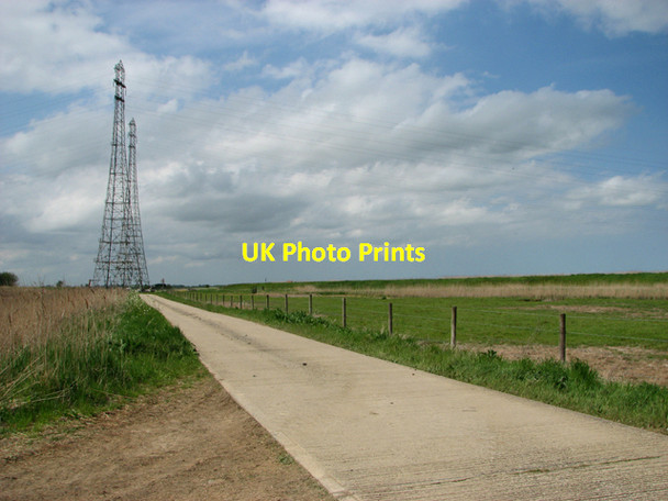 Photo 6"x4" The road onto The Island St Olaves c2015