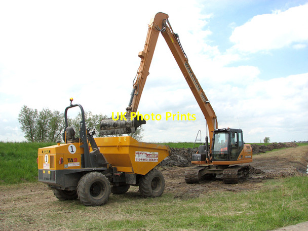 Photo 6"x4" Flood alleviation work along the New Cut, St Olaves St Olaves c2015 P1