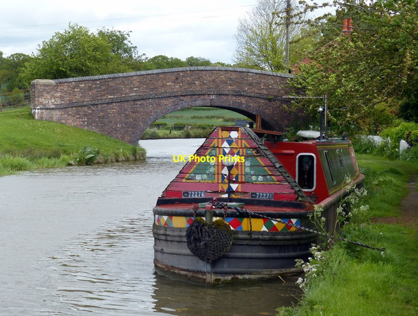 Photo 6"x4" Bridge 35: Hungerfield Bridge Cathiron c2015