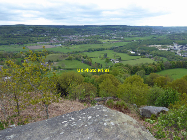 Photo 6"x4" View from Stanton Moor over The Derwent Valley Churchtown\/SK2662 c2015
