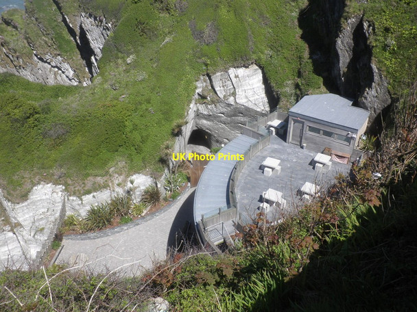 Photo 6"x4" Looking down on the 'Tunnels', Ilfracombe Ilfracombe c2015
