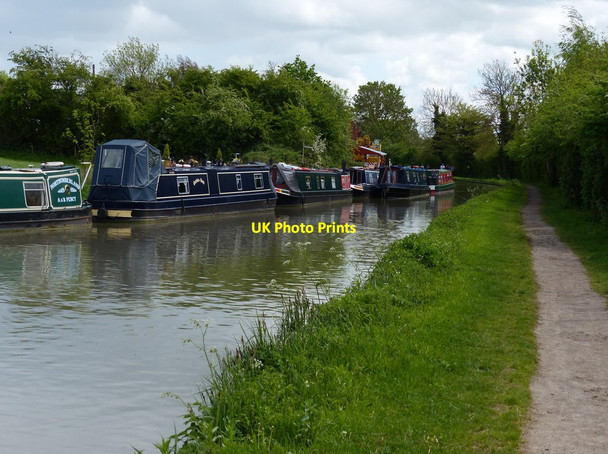 Photo 6"x4" Oxford Canal near Clifton Wharf Rugby c2015