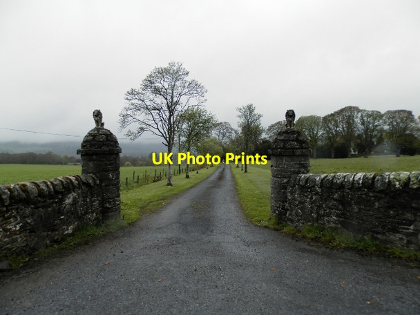 Photo 6"x4" Driveway to Edradour House Pitlochry c2015