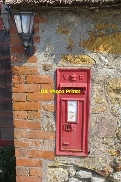 Photo 6"x4" Post box, Shave Cross Bluntshay c2015