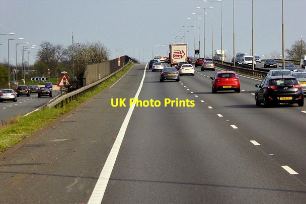 Photo 6"x4" Eastbound M4 near Eton and Slough Eton c2015