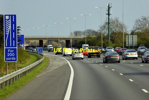 Photo 6"x4" Eastbound M4 near Datchet Eton c2015