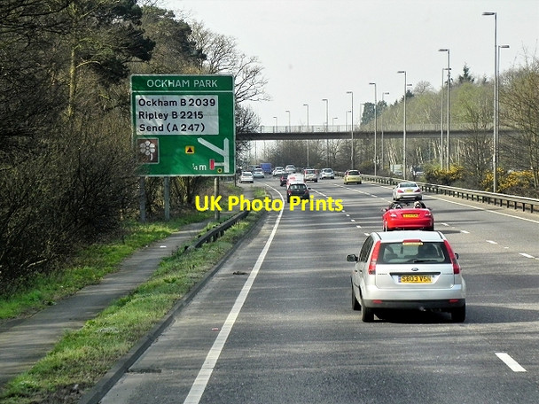 Photo 6"x4" Portsmouth Road, Ockham Park Bridge End\/TQ0757 c2015