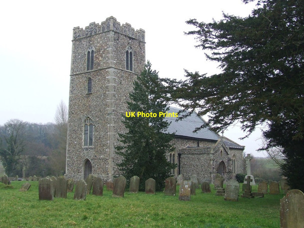 Photo 6"x4" St Mary Benhall Saxmundham c2015