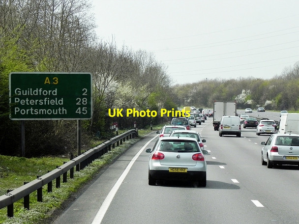 Photo 6"x4" Southbound A3 near to Burpham Burpham\/TQ0152 c2015