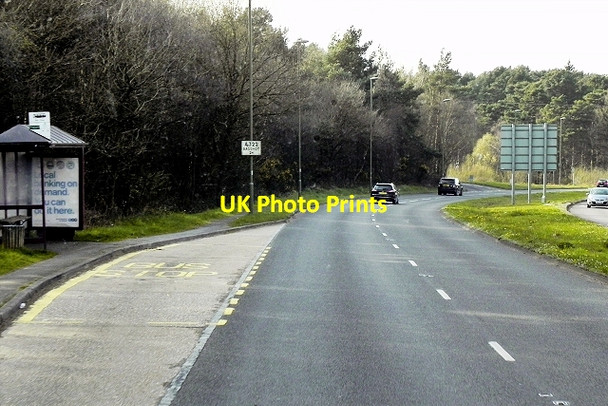 Photo 6"x4" Bus Stop on Guildford Road Brook Place\/SU9561 c2015