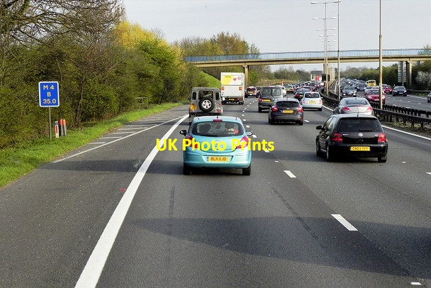 Photo 6"x4" Eastbound M4 at Driver Location M4 B 35.0 Slough\/SU9979 c2015