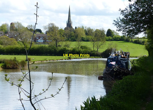 Photo 6"x4" All Saints Church in the village of Braunston Braunston c2015
