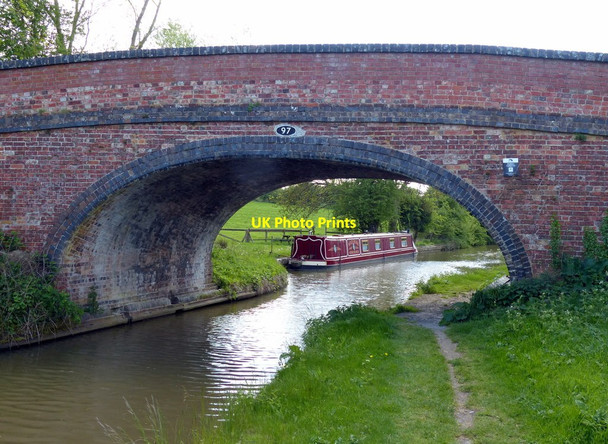 Photo 6"x4" Bridge 97 on the Oxford Canal Wolfhampcote c2015