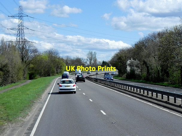 Photo 6"x4" Staines Bypass, A308 Ashford\/TQ0671 c2015
