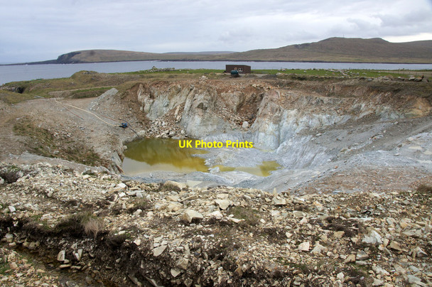 Photo 6"x4" Clibberswick talc quarry Clibberswick c2015