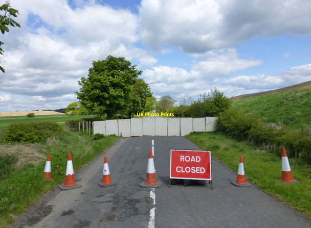 Photo 6"x4" No ifs or buts, road definitely closed! Bothal c2015