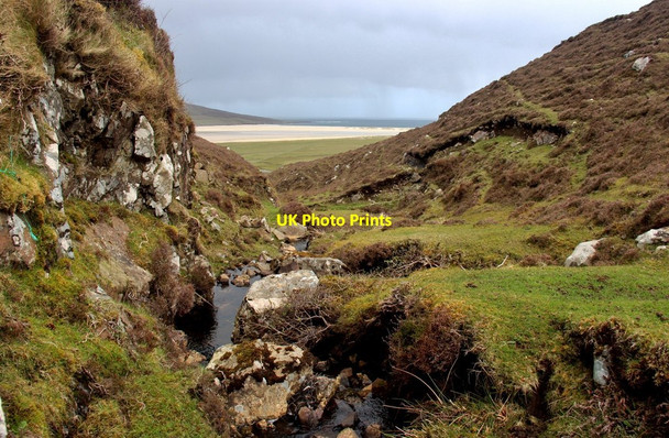 Photo 6"x4" Abhainn Nisishee dropping to Stangrigary Sgarasta Bheag c2015