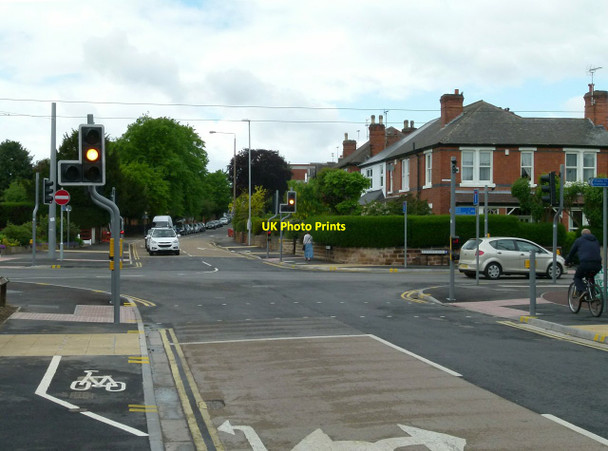 Photo 6"x4" Humber Road crossroads at Middle Street, looking north west Beeston\/SK5236 c2015