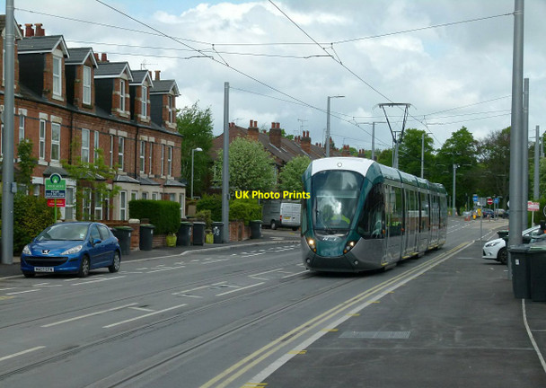 Photo 6"x4" Test tram on Lower Road Beeston\/SK5236 c2015