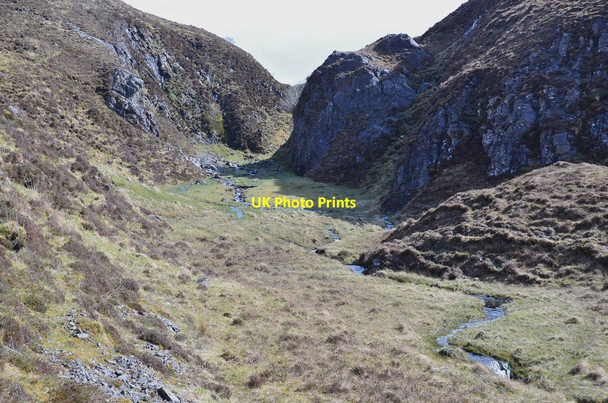 Photo 6"x4" Small valley near Loch na Caillich Strathan\/NG9338 c2015