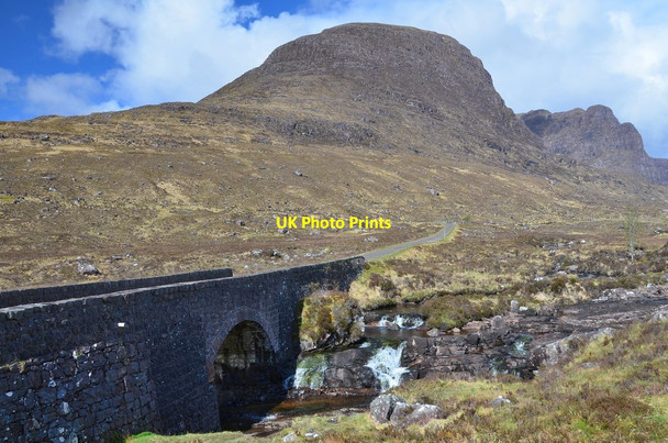 Photo 6"x4" Bridge over the Russel Burn Sanachan c2015