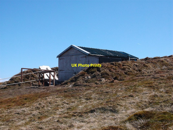 Photo 6"x4" Engine shed on Lowther Hill Wanlockhead c2015