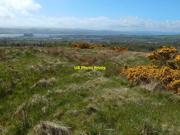 Photo 6"x4" Ancient track and cultivated plot Dumbarton c2015