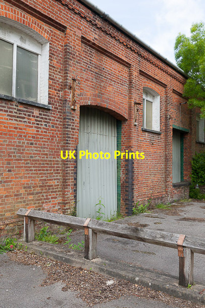 Photo 6"x4" Detail of Goods Shed of former Didcot, Newbury & Southampton Railway Winchester c2015