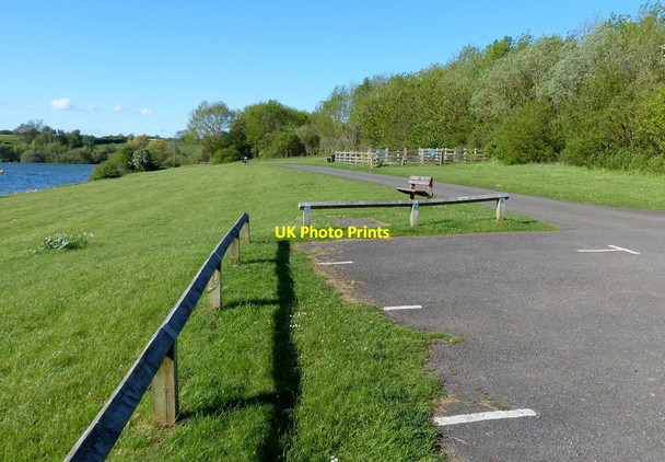 Photo 6"x4" Parking area at Draycote Water Toft\/SP4770 c2015