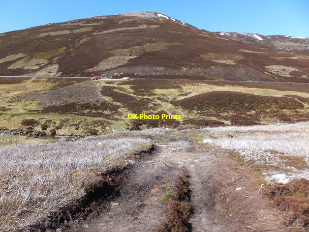 Photo 6"x4" Land Rover track above Clunie Water Carn Chrionaidh c2015