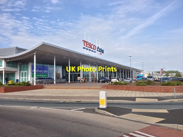 Photo 6"x4" Tesco Extra, Prescot Cables Retail Park Prescot c2015