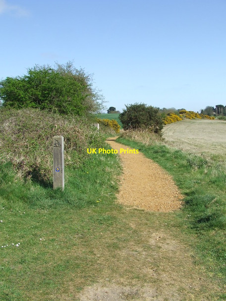 Photo 6"x4" Path And Marker Aldringham c2015