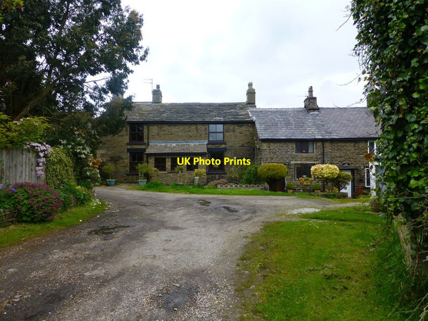 Photo 6"x4" Stone cottages at Edgworth Edgworth c2015