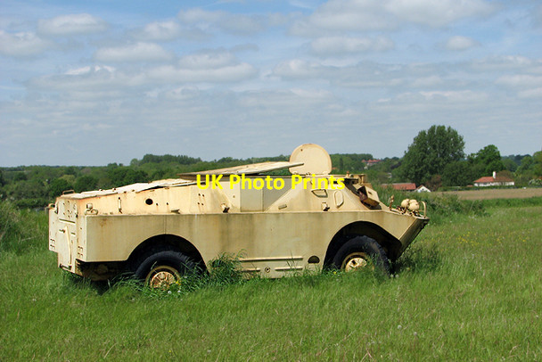 Photo 6"x4" Armoured amphibious vehicle at the Norfolk Tank Museum Bustard's Green c2015