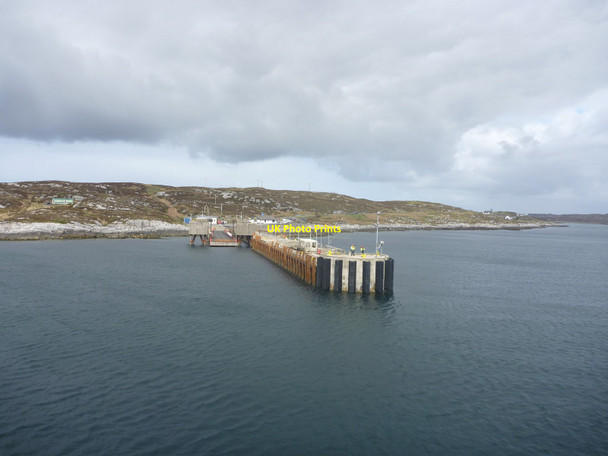 Photo 6"x4" Coastal Argyll : Approaching Arinagour Pier, Island Of Coll Arinagour c2015