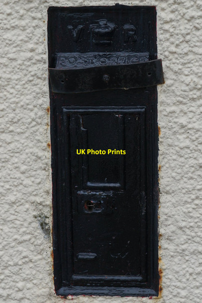Photo 6"x4" Disused Victorian Postbox Hoscar c2015