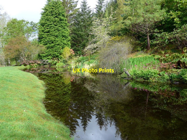Photo 6"x4" Decorative pond at Attadale Gardens Attadale c2015