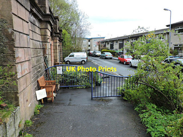 Photo 6"x4" Site of Lanarkshire and Dunbartonshire Railway Bowling station Erskine c2015