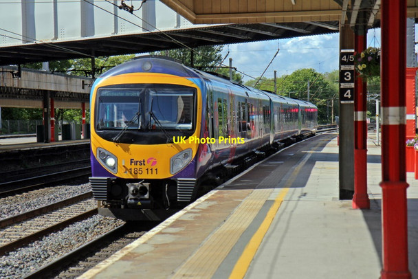 Photo 6"x4" First TransPennine Express Class 185, 185111, Lancaster railway station Lancaster c2015
