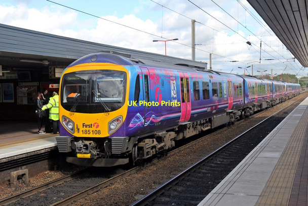 Photo 6"x4" First TransPennine Express Class 185, 185108, Wigan North Western railway station Wigan c2015