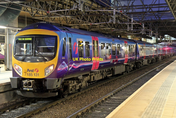 Photo 6"x4" First TransPennine Express Class 185, 185131, platform 4, Manchester Victoria railway station Manchester c2015