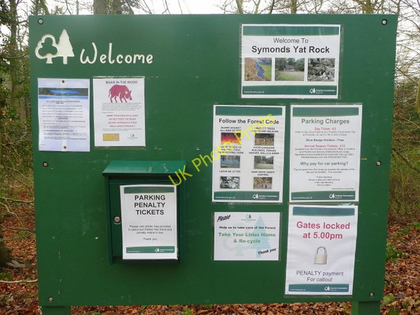 Photo 6"x4" Information board Hillersland c2009