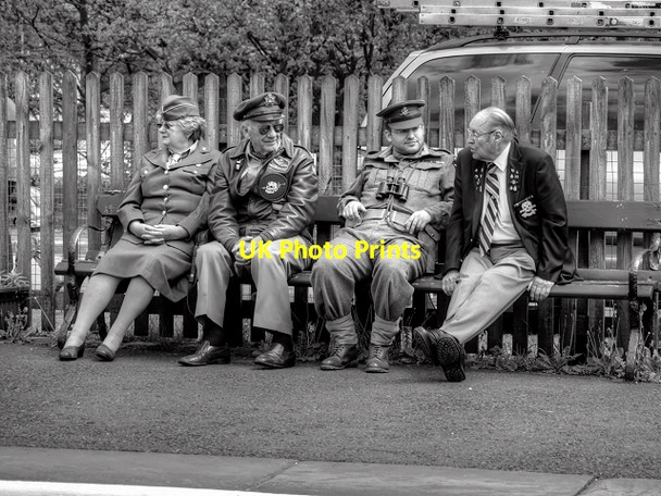 Photo 6"x4" Re-enactors at Ramsbottom Ramsbottom c2015