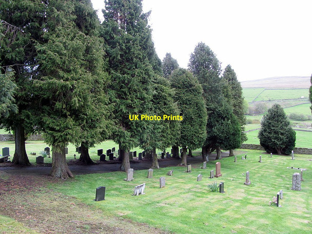 Photo 6"x4" Cemetery near Low Houses Farm Garrigill c2015